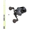 Vara Pro Tamba Green 2,10mts 25-50lbs 2 Partes - Saint Plus + Carretilha Direita Pro Tamba - 1