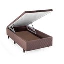 Ver imagem 2 de Base Box Baú Solteiro 88x188x35cm Merida Marrom/Cobalt Herval