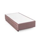 Ver imagem 3 de Base Box Solteiro com Colchão Auxiliar de Mola 88x188x28cm Seattle Marrom/Cobalt Herval