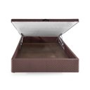 Ver imagem 3 de Base Box Baú Casal 138x188x35cm Merida Marrom/Cobalt Herval