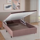 Ver imagem 1 de Base Box Baú Casal 138x188x35cm Merida Marrom/Cobalt Herval