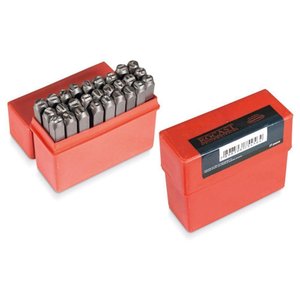 Punção Marcador Alfabético 8,0 Mm 27 Peças - Rocast