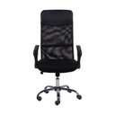 Ver imagem 4 de Kit 4 Cadeiras Escritório Presidente com Relax Tela Mesh Corino 3307 Preto