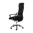 Ver imagem 3 de Kit 4 Cadeiras Escritório Presidente com Relax Tela Mesh Corino 3307 Preto