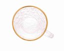 Ver imagem 3 de Xícara Café C/ Pires Cristal Fio de Ouro Petra 70 Ml Lyor