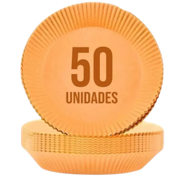 Forro de Papel Antiaderente para Air Fryer – 50 Unidades - 2