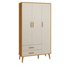 Ver imagem 3 de Guarda Roupa Infantil 3 Portas 2 Gavetas Isis