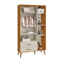 Ver imagem 2 de Guarda Roupa Infantil 3 Portas 2 Gavetas Isis