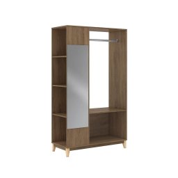 Armário Aberto com Espelho Freijó - 1 Armário Aberto com Espelho Freijó - 1