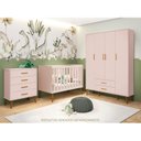 Ver imagem 5 de Guarda Roupa Infantil 4 Portas 2 Gavetas Isis 