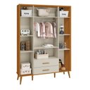 Ver imagem 2 de Guarda Roupa Infantil 4 Portas 2 Gavetas Isis 