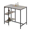 Ver imagem 5 de Mesa Bistrô 100x60cm Active Yescasa Branco/Snow/Preta