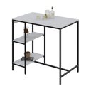 Ver imagem 5 de Mesa Bistrô 100x60cm Active Yescasa Branco/Chess/Preta