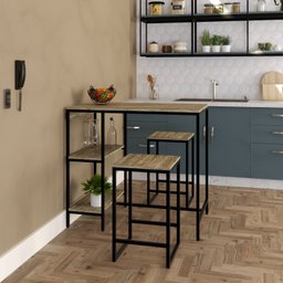 Mesa Bistrô 100x60cm Active Yescasa - 6