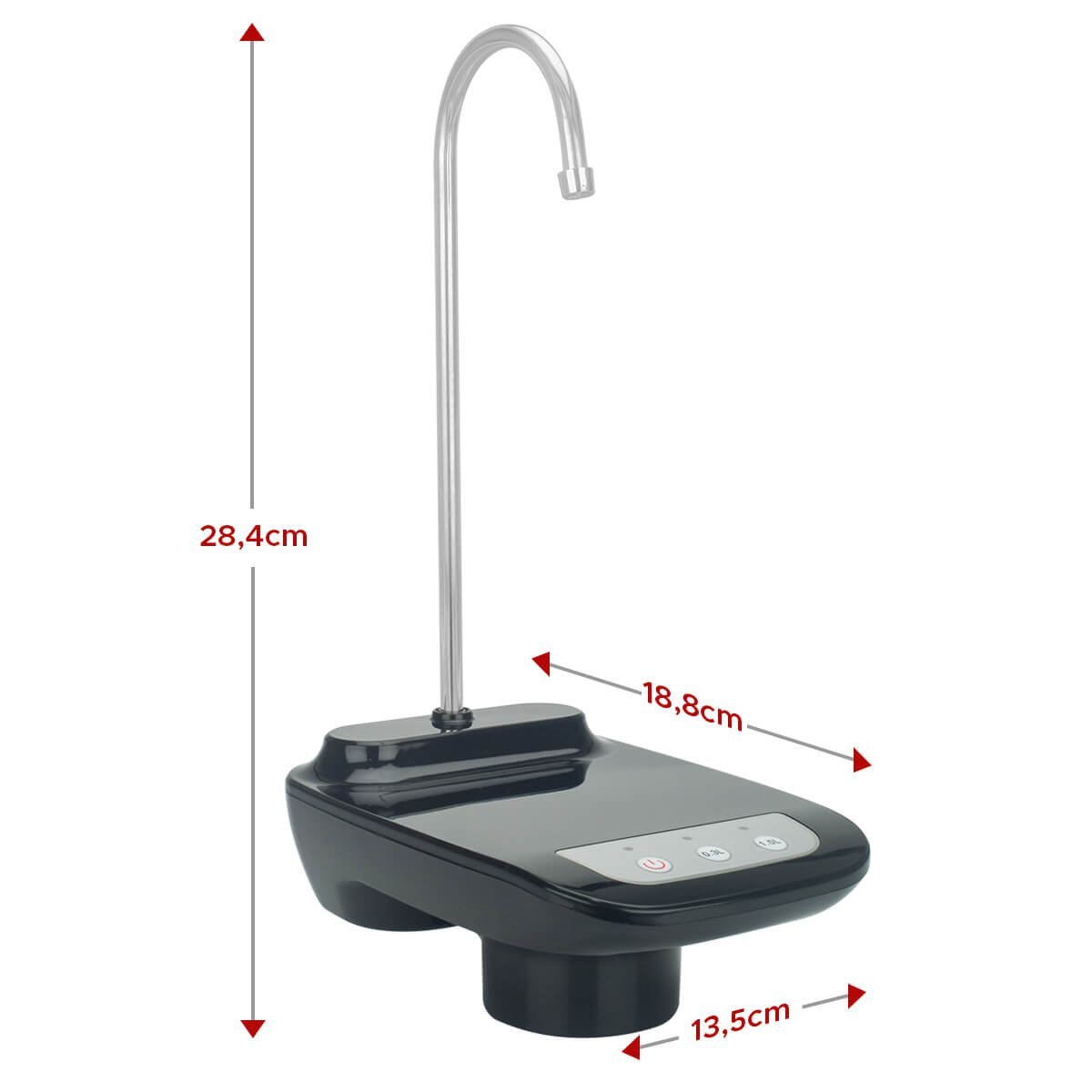 Bomba Elétrica Bebedouro Portátil Recarregável USB Galão - 4