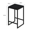 Ver imagem 4 de Mesa Bistrô 100cm 2 Banquetas Active Yescasa