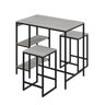 Mesa Bistrô 100cm 2 Banquetas Active Yescasa - 7