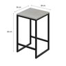 Mesa Bistrô 100cm 2 Banquetas Active Yescasa - 4
