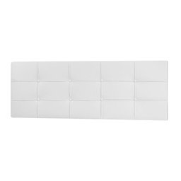Kit Painel e Calçadeira Baú Queen 1,60m Roma Corano Branco - Pallazio - 5