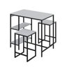 Mesa Bistrô 100cm com 2 Banquetas Active Yescasa - 7