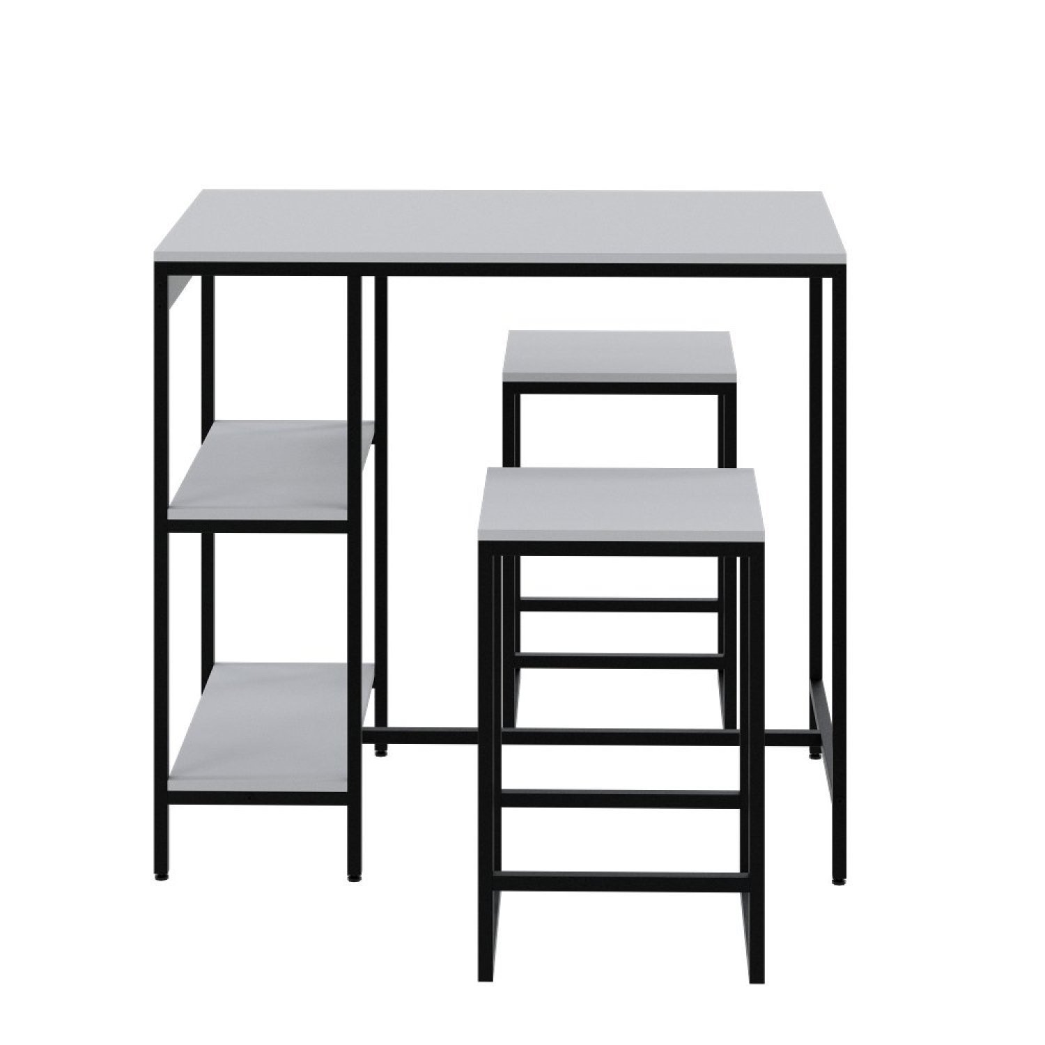 Mesa Bistrô 100cm com 2 Banquetas Active Yescasa - 2