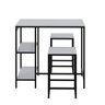 Mesa Bistrô 100cm com 2 Banquetas Active Yescasa - 2