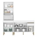 Ver imagem 2 de Paneleiro e Balcão Gabinete sem Tampo 120cm Lina K02 Supremo - Mpozenato