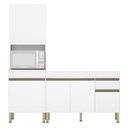 Ver imagem 1 de Paneleiro e Balcão Gabinete sem Tampo 120cm Lina K02 Supremo - Mpozenato