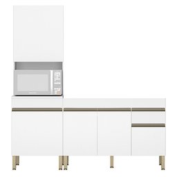 Paneleiro e Balcão Gabinete sem Tampo 120cm Lina K02 Supremo - Mpozenato - 1