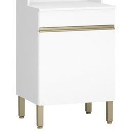 Paneleiro e Balcão Gabinete sem Tampo 120cm Lina K02 Supremo - Mpozenato - 3