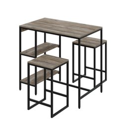 Mesa Bistrô 100cm 2 Banquetas Active Yescasa - 7