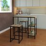 Mesa Bistrô 100cm 2 Banquetas Active Yescasa - 1