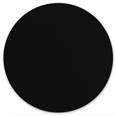 Tampo Redondo 50cm para Mesa Mdf 15mm Preto