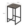 Mesa Bistrô 100cm 2 Banquetas Active Yescasa - 4