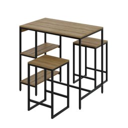 Mesa Bistrô 100cm 2 Banquetas Active Yescasa - 7
