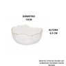 Kit 6 Bowl Wolff Taj Cristal Borda Dourada Incolor 13x6,5cm - 2