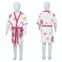 Ver imagem 1 de Roupão de Banho Infantil de 4 a 10 Anos Sereia - M - 6 a 8 Anos