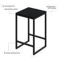 Ver imagem 3 de Banqueta Média 38x36x60cm Active Yescasa