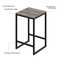 Ver imagem 3 de Banqueta Média 38x36x60cm Active Yescasa