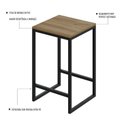 Ver imagem 3 de Banqueta Média 38x36x60cm Active Yescasa