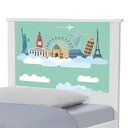 Ver imagem 5 de Bi Cama Juvenil Zap com Cabeceira Mundo Viagens