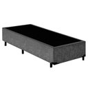 Ver imagem 3 de Cama Box Solteiro Suede + Colchão de Espuma D33 - Sereneprime - 88cm Cinza