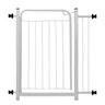 Portão Pet Grade Proteção 80cm Branco Criança Bebê Cachorro Cão com Extensor 10cm Itagold - 1