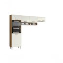 Ver imagem 4 de Cozinha Compacta Atenas 6 Portas MDP 249cm Off White Aramóveis
