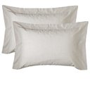 Ver imagem 4 de Jogo de Cama Queen 200 Fios Fio Tinto Chambret - Kacyumara Silver/1501