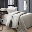 Ver imagem 3 de Jogo de Cama Queen 200 Fios Fio Tinto Chambret - Kacyumara Silver/1501