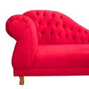 Ver imagem 3 de Sofá Chesterfield Elisabeth Divã 1,43m- Veludo Vermelho / decoração, sala, consultório, psicólogo