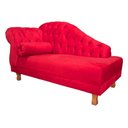 Ver imagem 2 de Sofá Chesterfield Elisabeth Divã 1,43m- Veludo Vermelho / decoração, sala, consultório, psicólogo