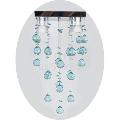 Luminária Para Quarto Sala Vai Montado Base De Inox 20x20cm