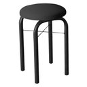 Ver imagem 6 de Kit 2 Banquetas Baixas para Cozinha em Aço Manu Sintético I01 Preto - Mpozenato